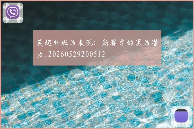 英超升班马表现：新赛季的黑马潜力_20260529200512